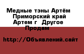 Медные тэны Артём - Приморский край, Артем г. Другое » Продам   